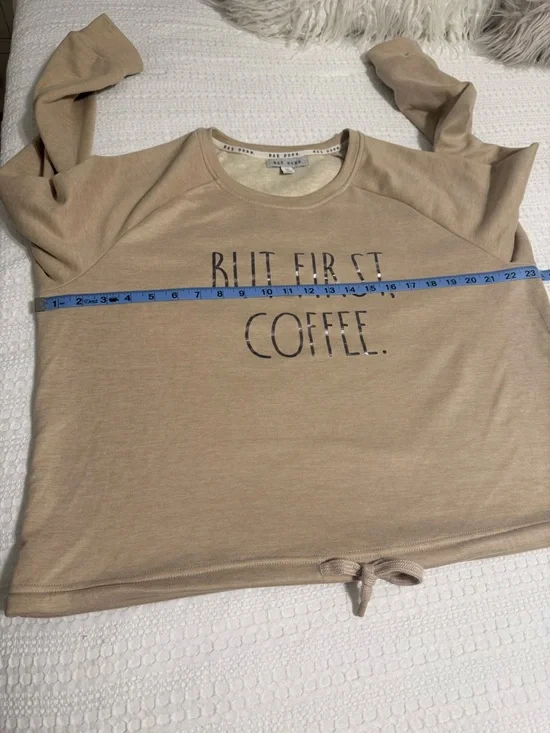 Rae Dunn But First, Coffee Beige Lounge Set - Picture 15 of 15